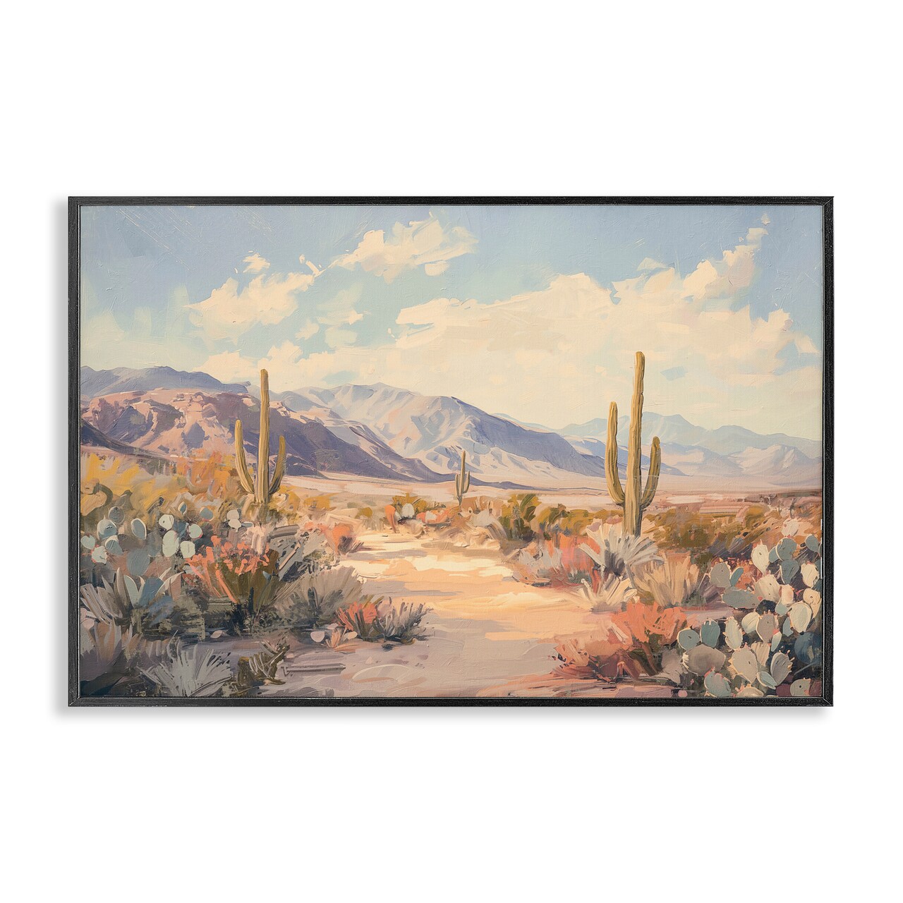 Stupell Industries Desert Dreams Winding Path Framed Giclee, design by Nina Blue
